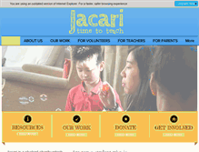 Tablet Screenshot of jacari.org